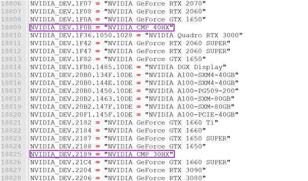 NVIDIA專用鑛卡探秘：原來是圖霛架搆